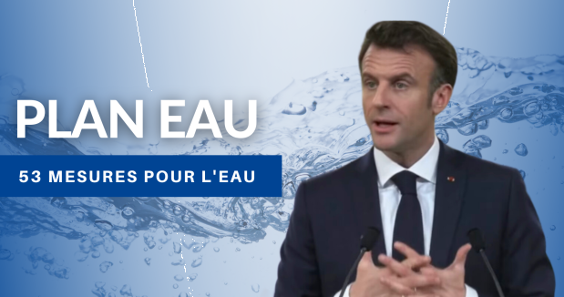 Emmanuel Macron dévoile le Plan Eau du Gouvernement  