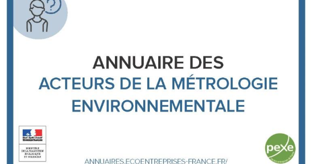 L’annuaire des acteurs de la métrologie environnementale